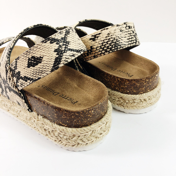[PIERRE DUMAS] Python  Platform Espadrilles NEW - Picture 2 of 5